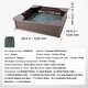 preview thumbnail 42 of 40, Sandbox with Cover for Outdoor Backyard, Beach, Park, Gift for Boys Girls Ages 3-12