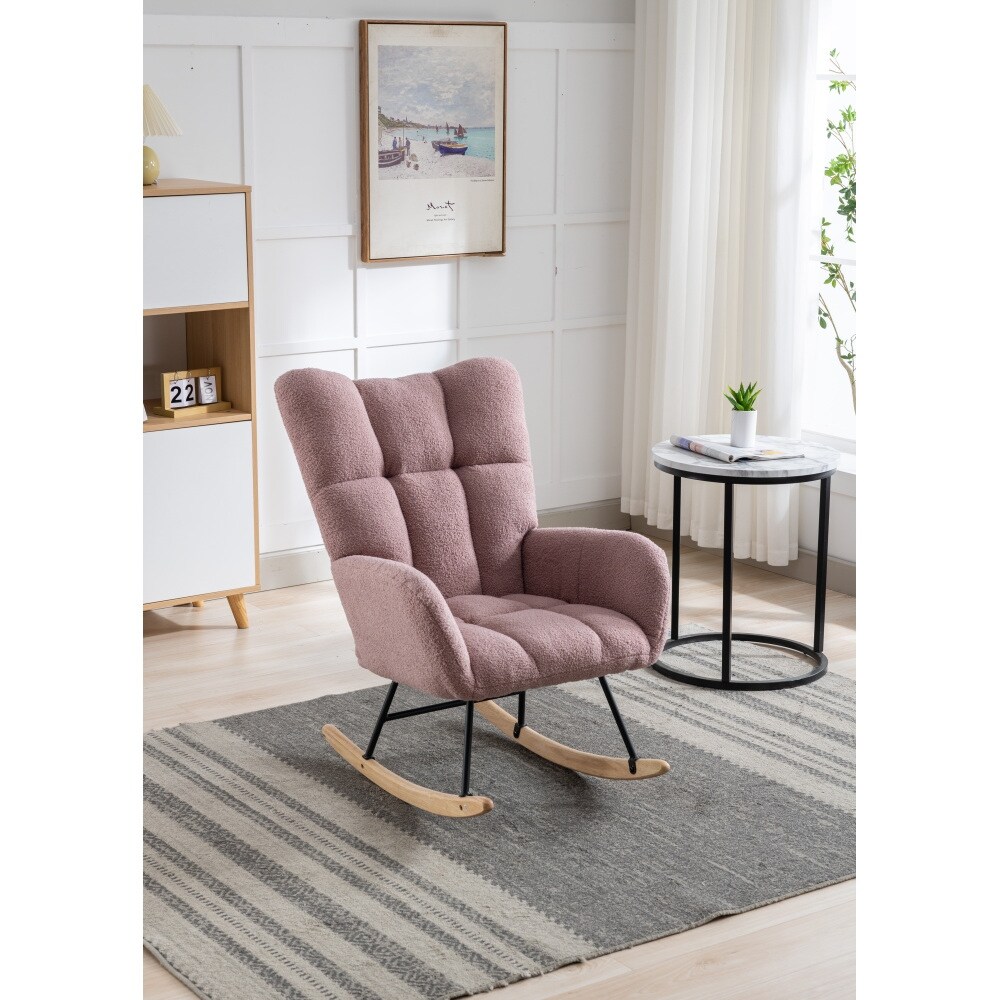 Wingback glider rocker deals