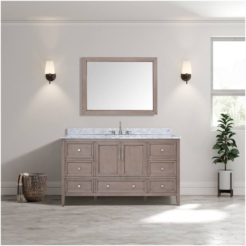 Avanity EVERETTE-VS61-WD-C Everette 60" Free Standing Single Basin