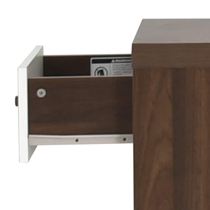 Nystrom Faux Wood Single Drawer Nightstand by Christopher Knight Home