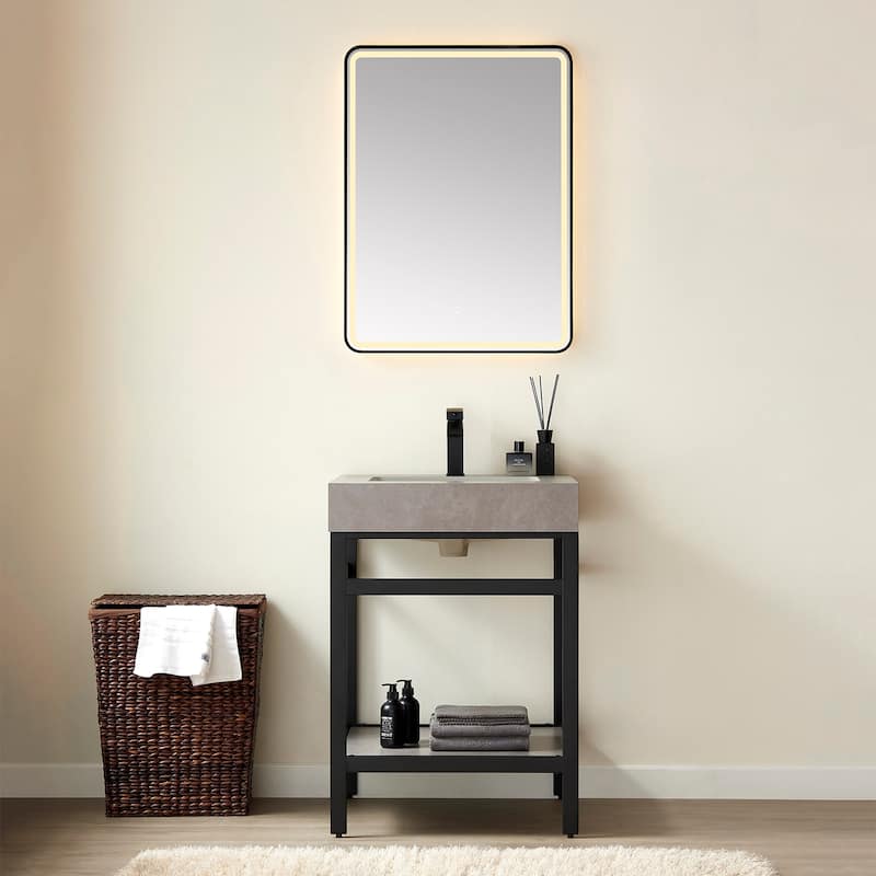 Miseno MV702524 Funes 24" Free Standing Single Basin Vanity Set with