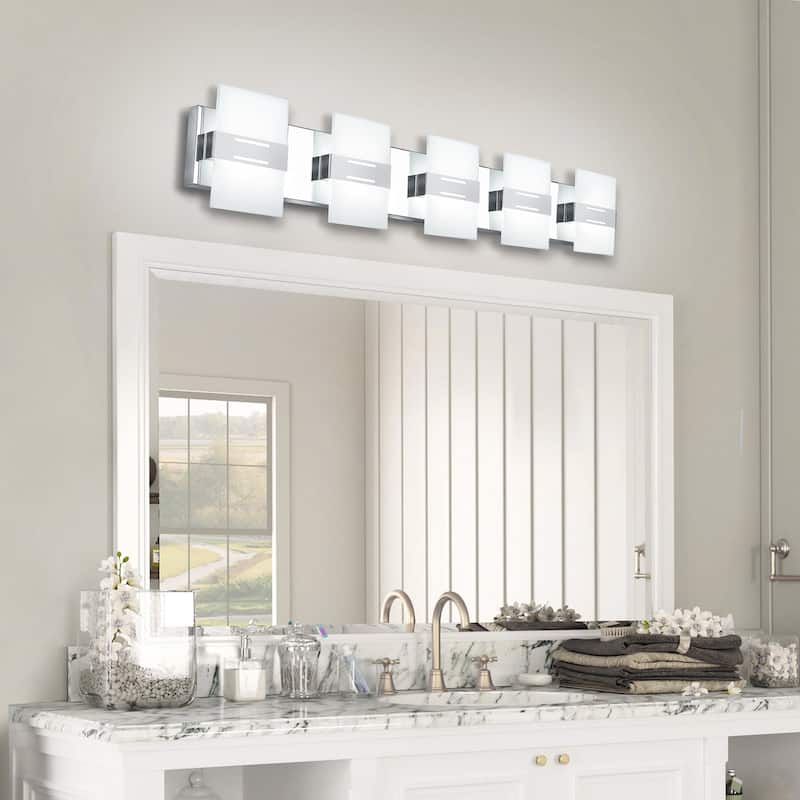 LED Vanity Light Bathroom Light Fixtures Dimmable Bathroom Vanity Lighting Fixtures
