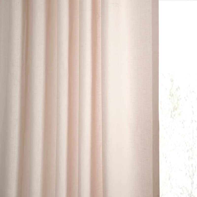 Exclusive Fabrics Signature French Linen Sheer Curtain (1 Panel)