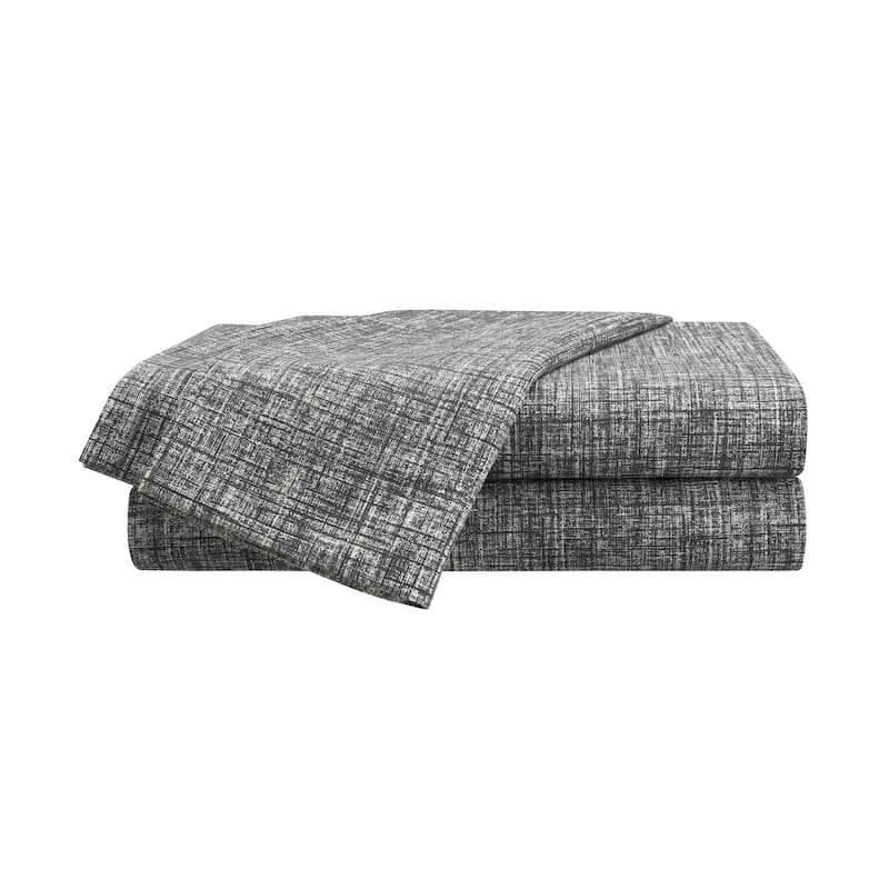 Martex Easy Living Printed Sheet Set - Queen - Grey