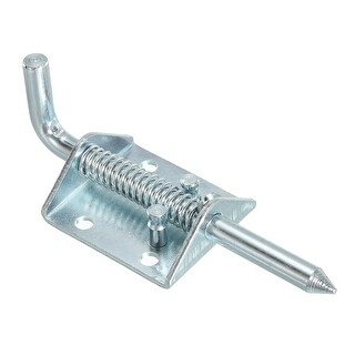 Amig - Overlap Pin - 60 X 48 Mm - Suitable For Wooden Passage Doors - Latch For Bathroom, Bedroom Or Office - Security Lock - Varnished Brass Steel - View #3