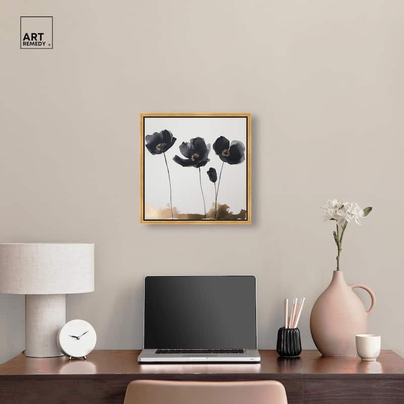 Nocturnal Flowers I Canvas by Art Remedy