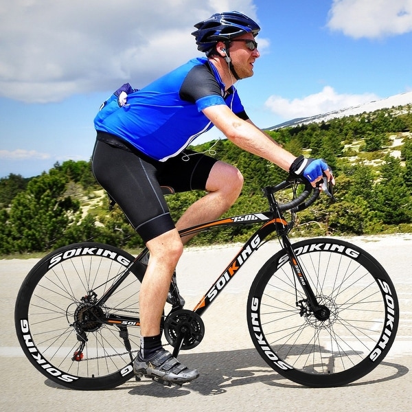 Mens road bike on sale with disc brakes