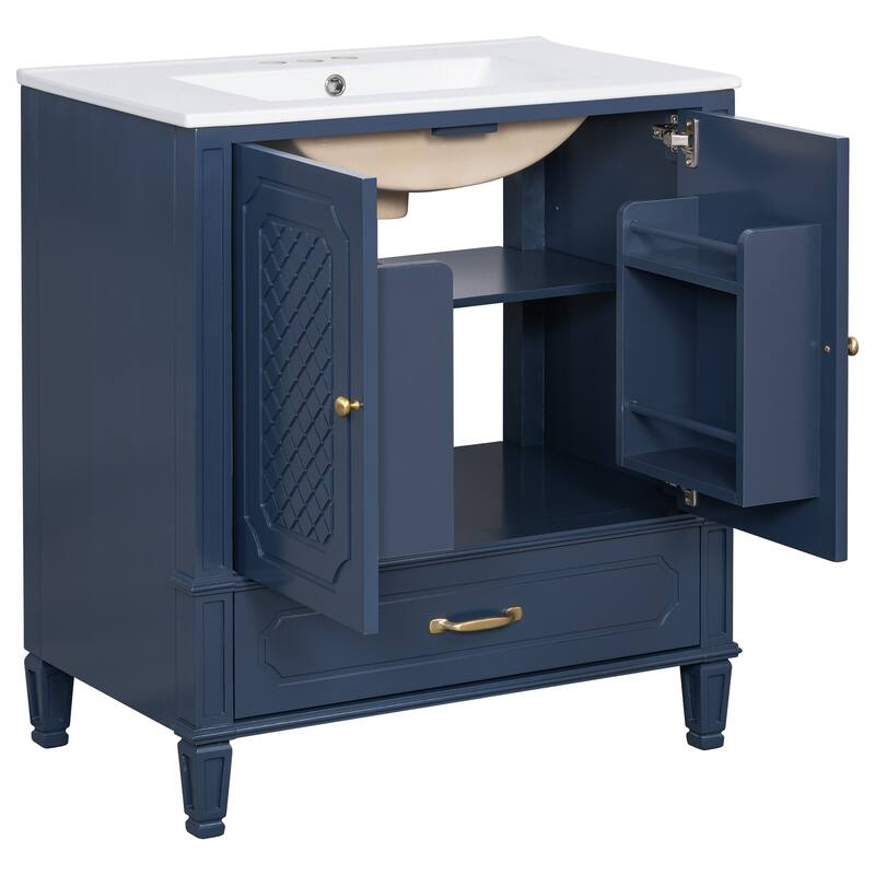 Christopher Knight Home - 30" Bathroom Vanity with Storage Solution