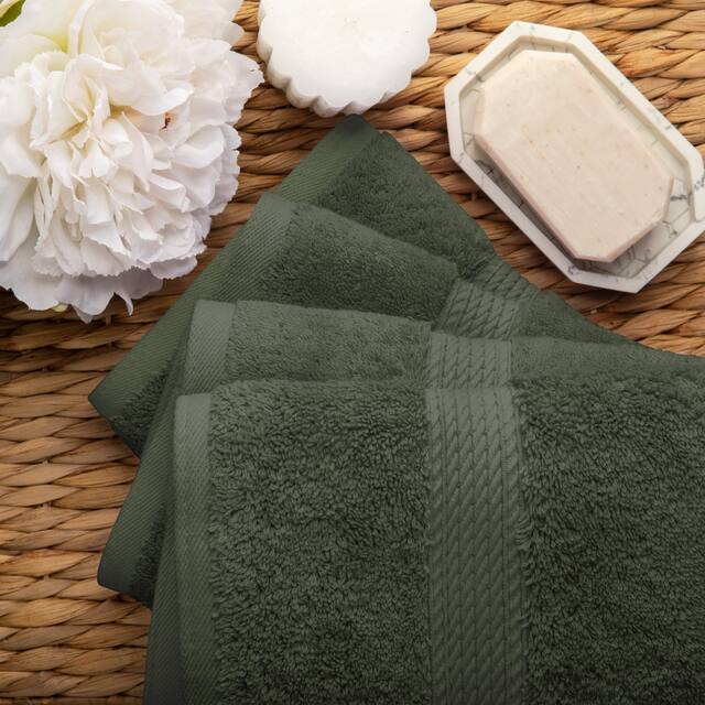 Marche Egyptian Cotton 4 Piece Hand Towel Set by Miranda Haus