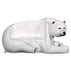 preview thumbnail 2 of 5, Design Toscano 'Brawny' Polar Bear Bench Christmas Sculpture