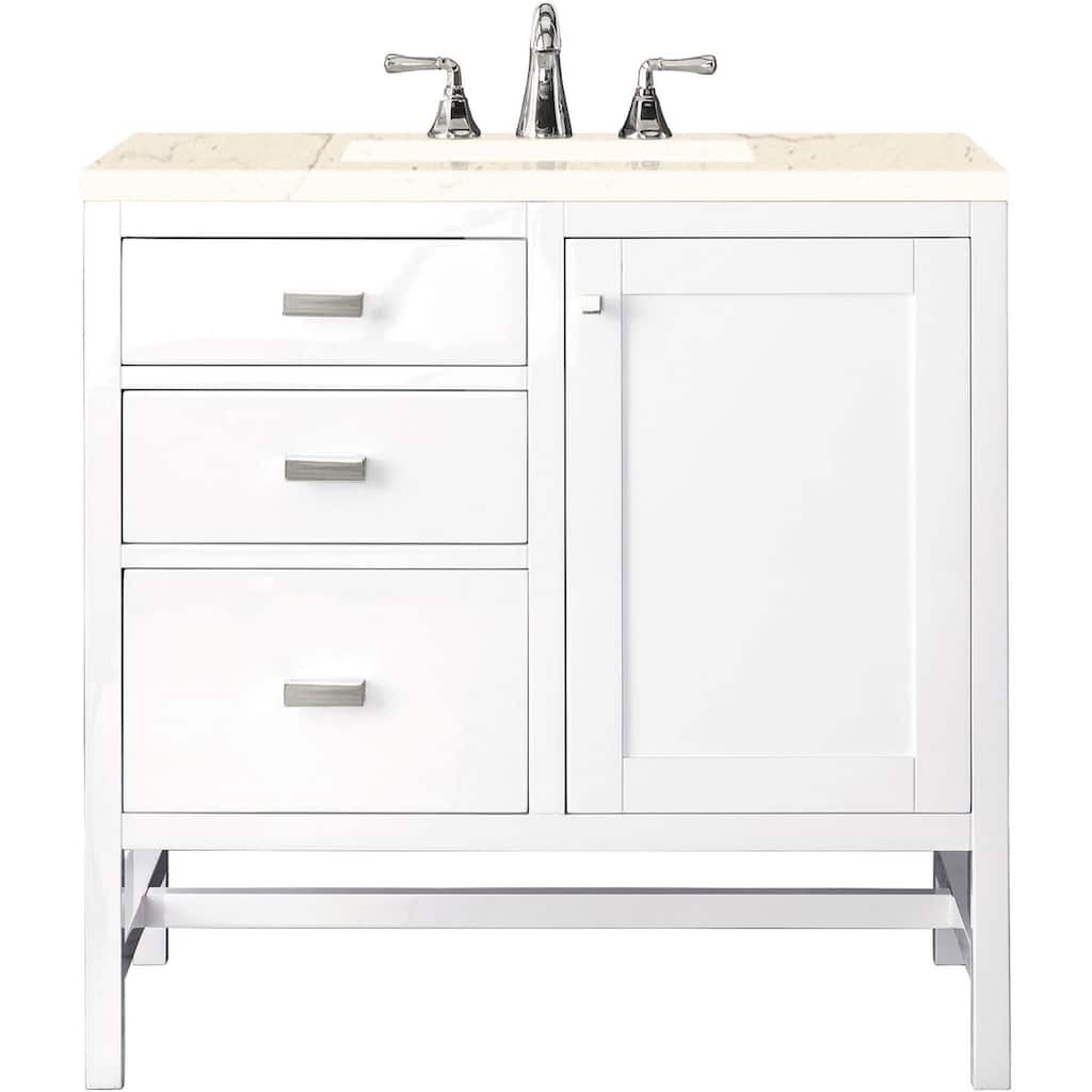 James Martin Vanities Addison 36" Single Basin Hardwood Vanity Set