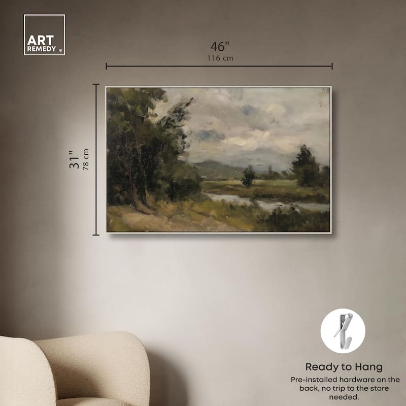 River's Path Canvas by Art Remedy