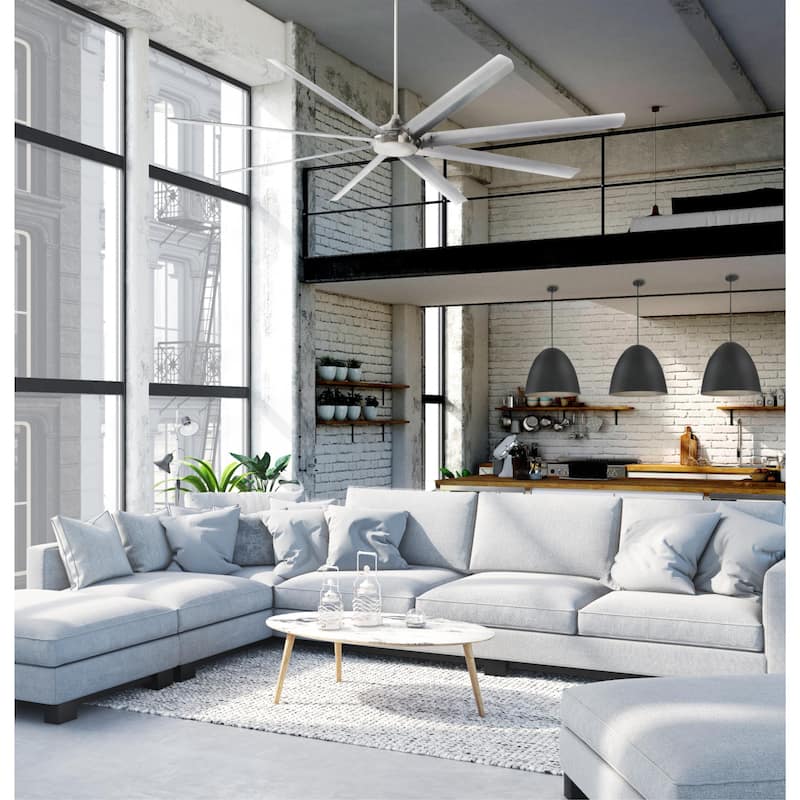 Westinghouse Lighting Widespan Industrial Ceiling Fan, Remote Control, 100 Inch, DC Motor