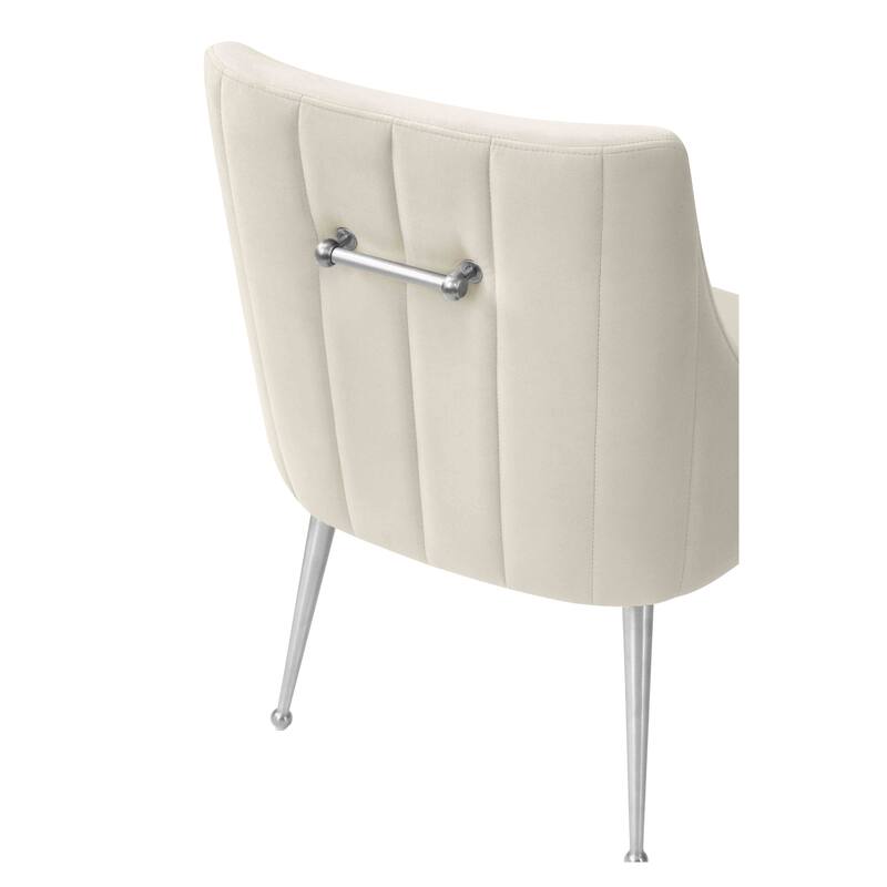 Irina Dining Chair Velvet Side Chair with Stainless Steel Leg