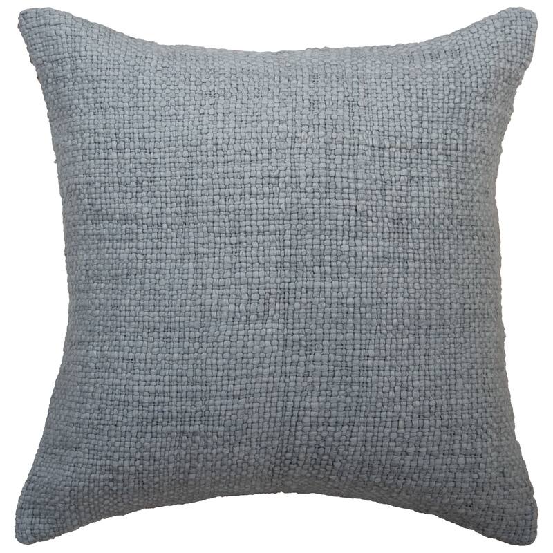 Rizzy Home Solid Textured Modern Throw Pillow - Cover Only - Grey