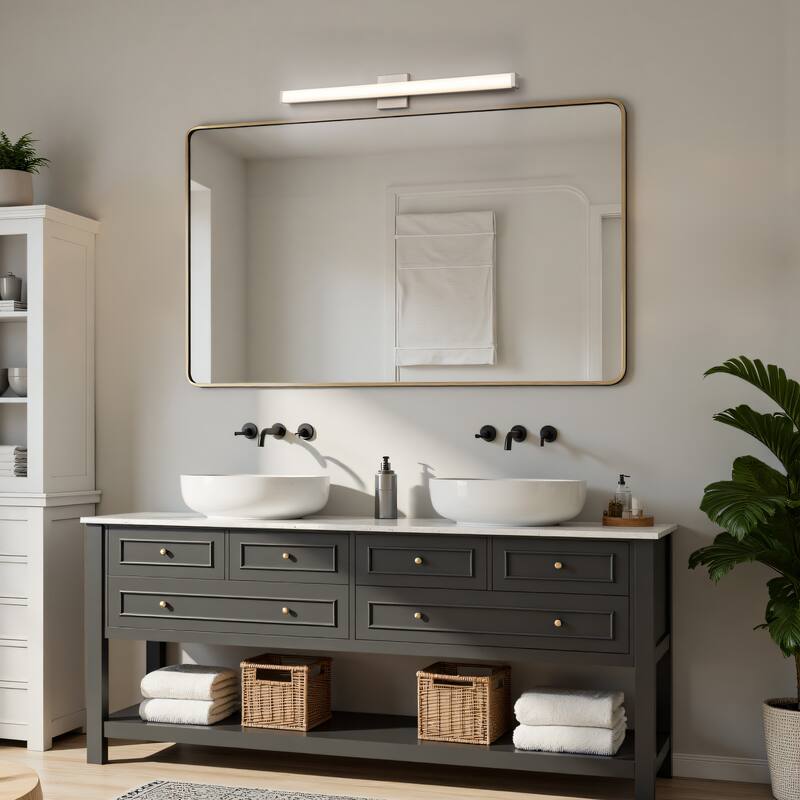 C Cattleya LED Vanity Bar Light Indoor Wall Sconce with Acrylic Shade