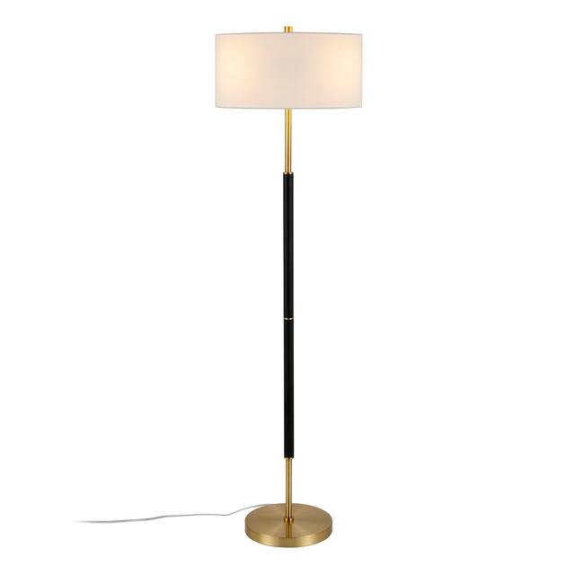 Silver Orchid Gotho Pedestal Contemporary Floor Lamp