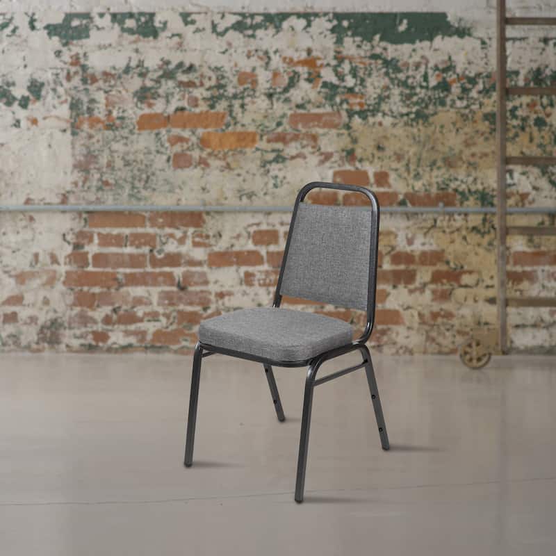 4 Pack Trapezoidal Back Stacking Banquet Chair - 20.25"D x 17.5"W x 36"H