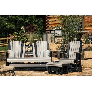 patio glider with footrest