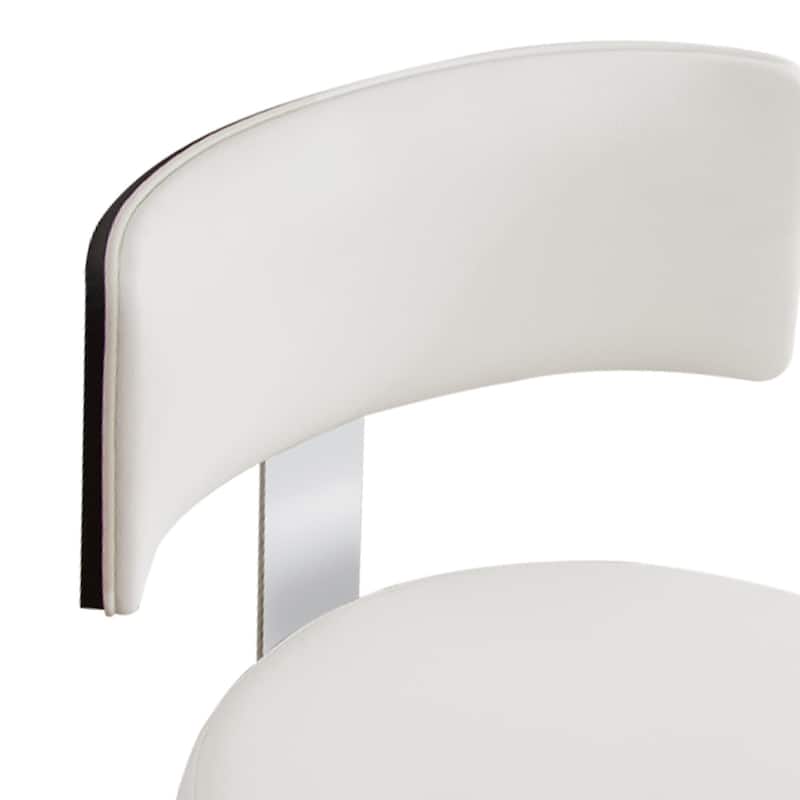 Upholstered Wood Swivel Bar/ Counter Stools, Set of 3