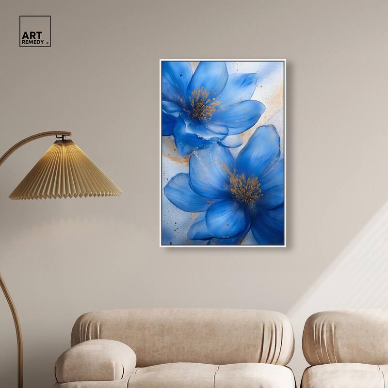 Twilight Teal Tint II Canvas by Art Remedy