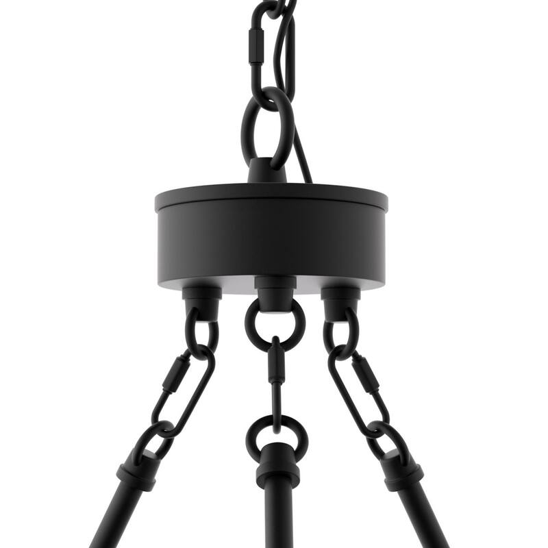 Acroma Adriana 9-Light Dining Room Steel Dimmable Wagon Wheel Chandelier