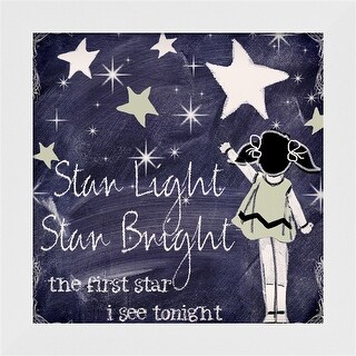 Mindy Sommers 'Chalkboard Nursery Rhymes III' Framed Art