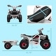 preview thumbnail 18 of 27, 6V Kids ATV Quad Car with Back Trailer, Electric Ride-On for Toddlers with Forward/Reverse, and Wear-Resistant Wheels