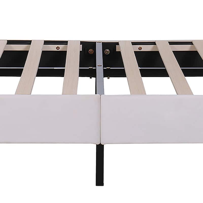 Stylish Unique Velvet Upholstered Platform Bed Frame with Flower-Shaped Headboard