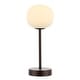 preview thumbnail 2 of 31, Xavier 12.25" Modern Minimalist Iron Wireless Rechargeable Integrated LED Table Lamp, Nickel/White by JONATHAN Y Oil Rubbed Bronze