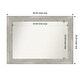 preview thumbnail 87 of 119, Dove Greywash Framed Non-Beveled Custom Wall Mirror, Bathroom Vanity Mirror Outer Size: 40 x 29