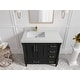preview thumbnail 80 of 128, Willow Collections 36 in x 22 Aberdeen Freestanding Left Offset Sink Bathroom Vanity with Quartz or Marble Countertop