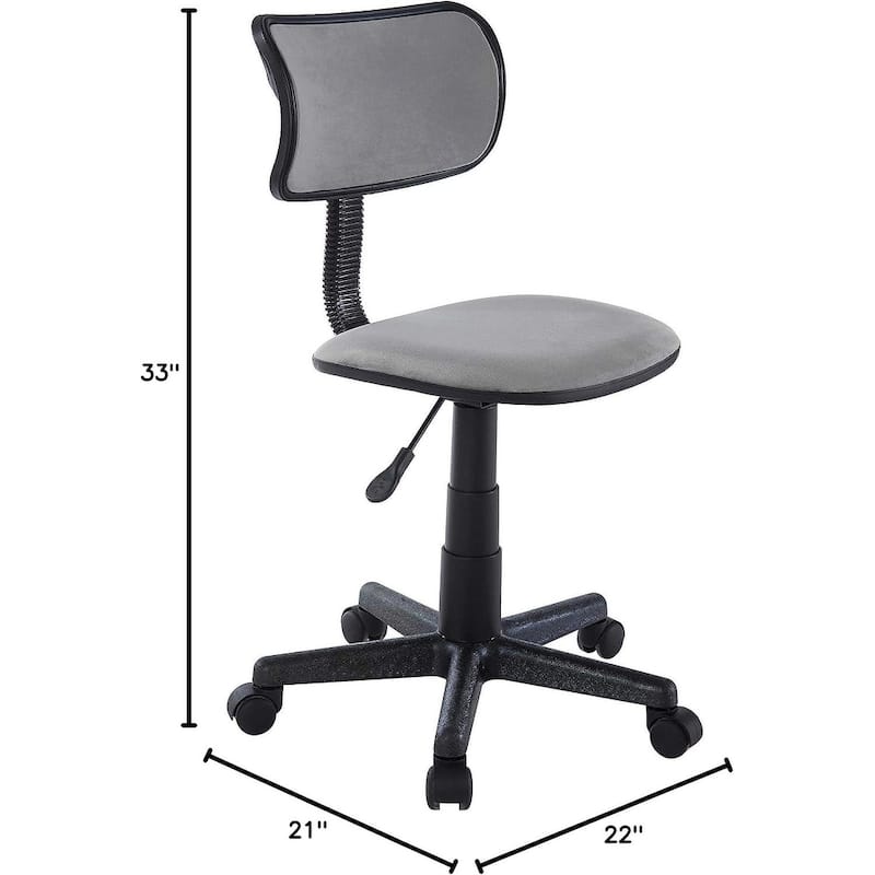 Urban Lifestyle Velvet Swivel Task Chair