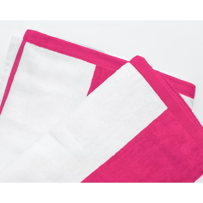 2 PK Tropical Cabana 100 Cotton Beach Towel