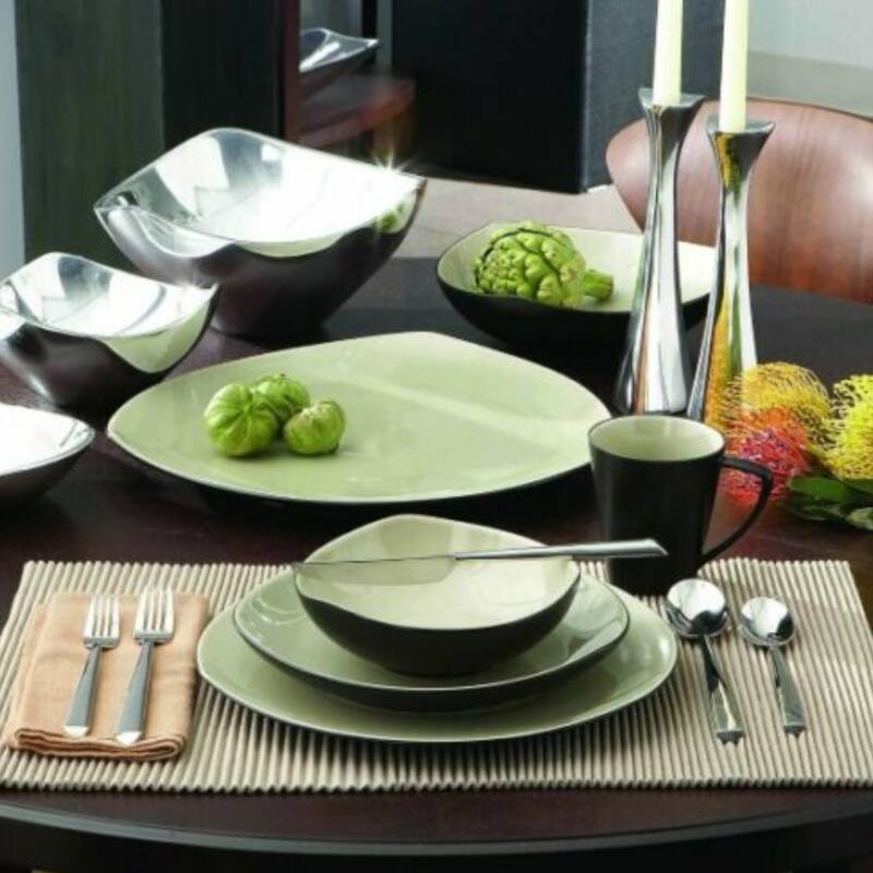 Nambe Alloy Tri Corner Bowl Silver - 7.5 Inch