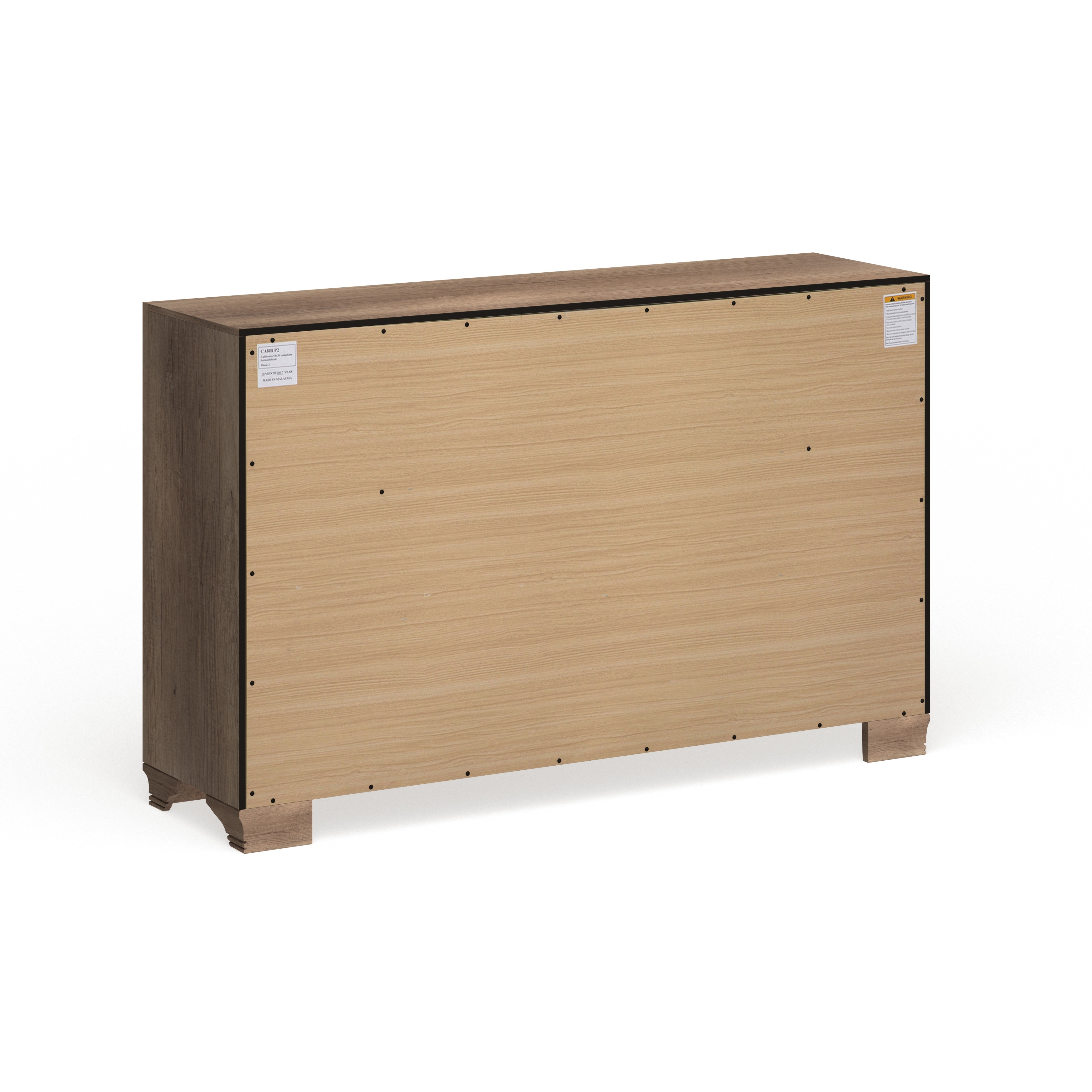 Sun Valley Sandstone 6 Drawer Dresser Brown
