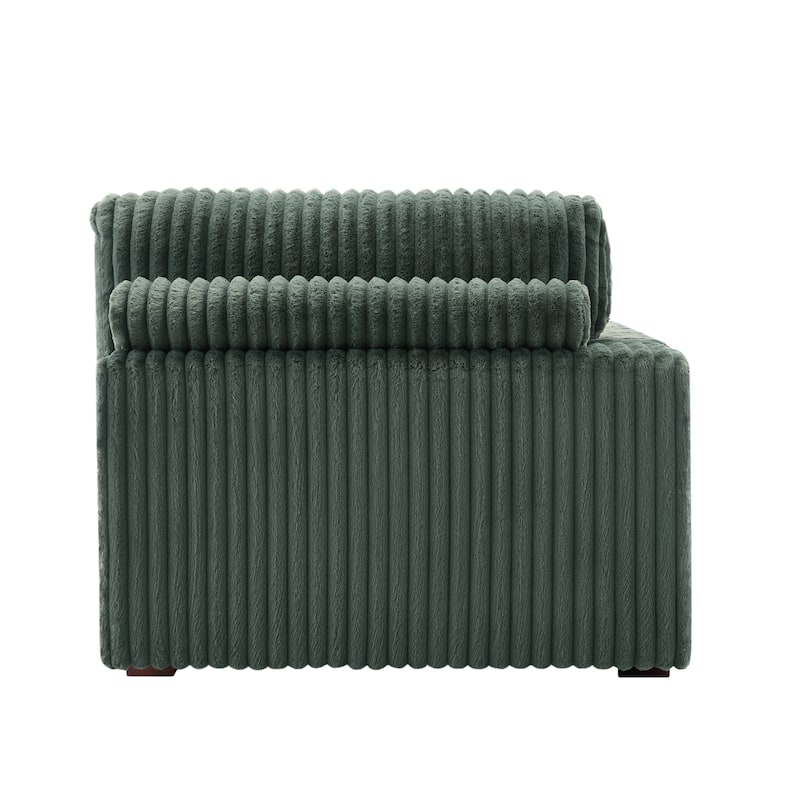 Oversized L-Shape Upholstered Chaise Lounge Sofa Couch