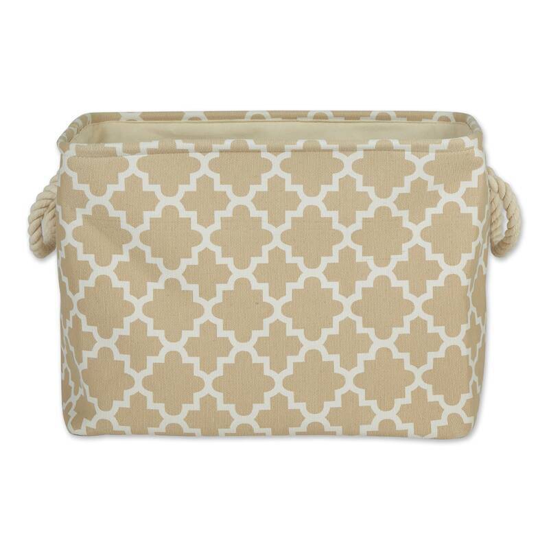 DII Lattice Decorative Storage Bin