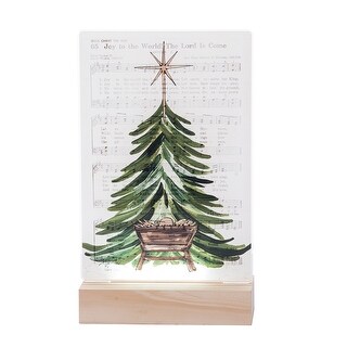 LED Manger Wall Sign Multicolor Christmas Decoration Indoor - Bed Bath ...
