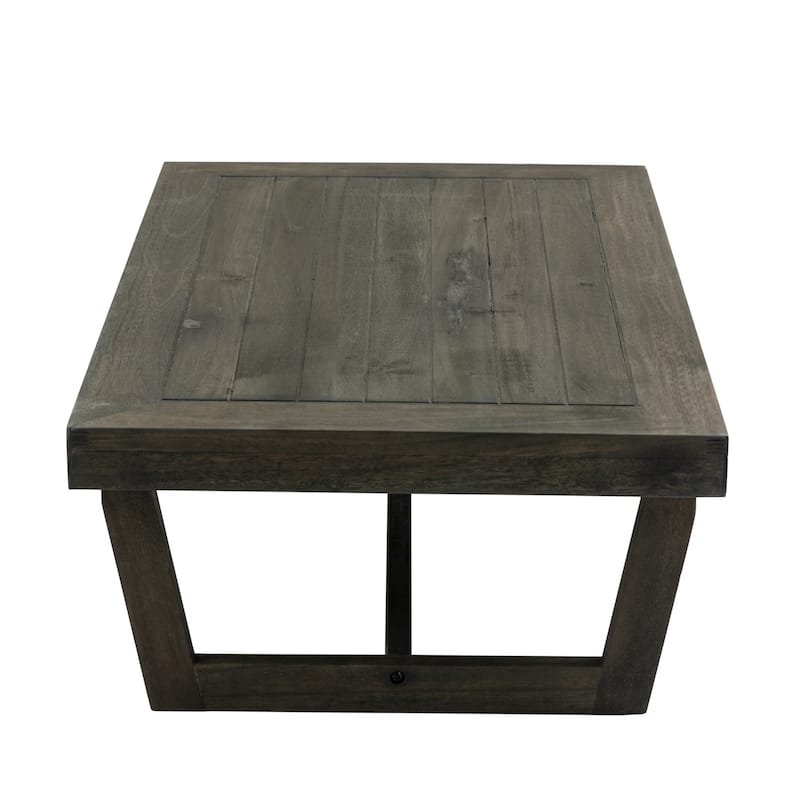 Sectional Wood Furniture 2 Seat Armless Patio Sofa