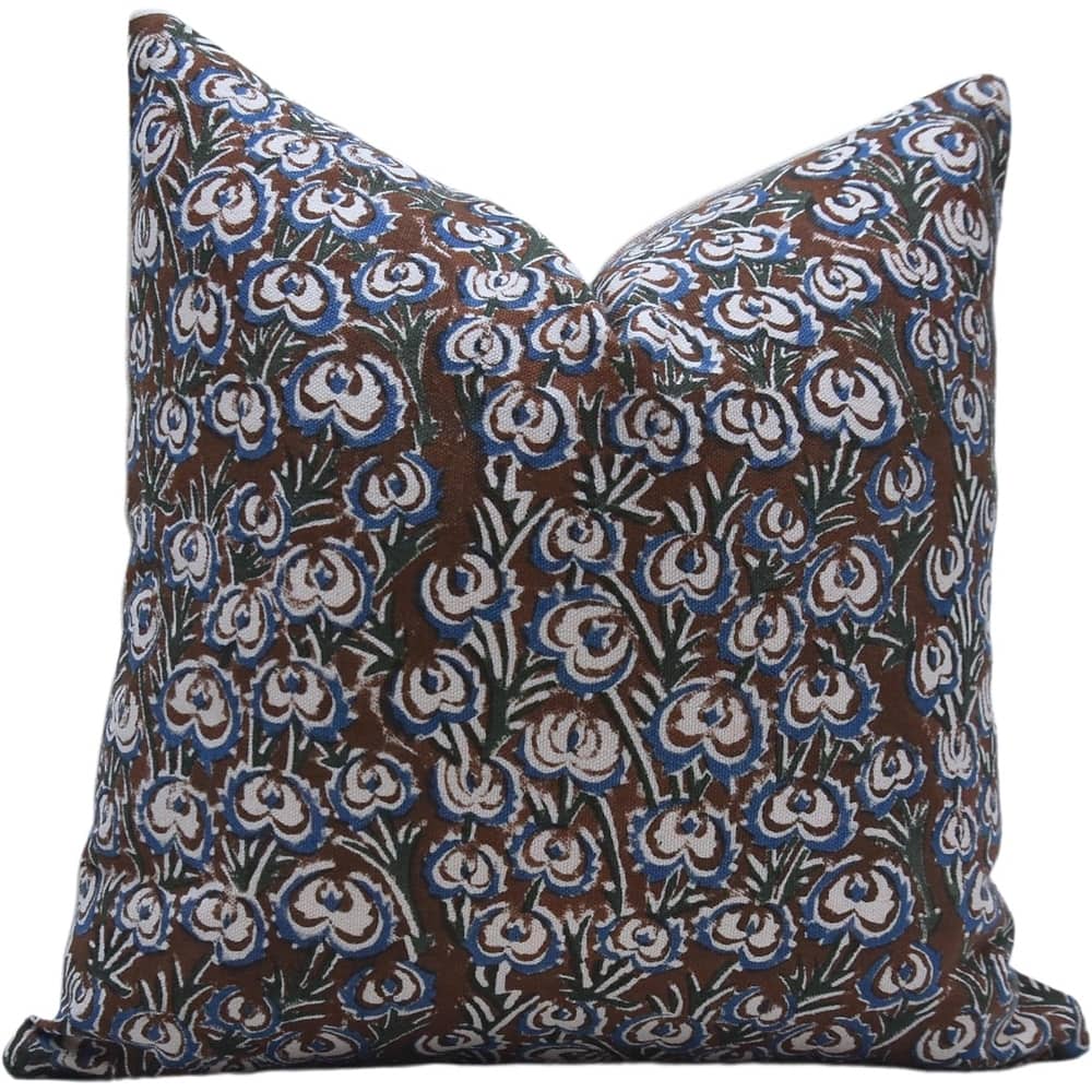 Fabdivine Cotton Boho Block print pillow Cover
