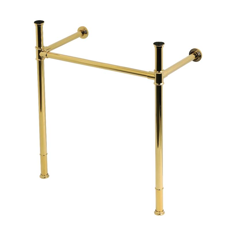 Kingston Brass Fauceture Stainless Steel Console Sink Legs - Polished Brass