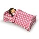preview thumbnail 5 of 9, Badger Basket Doll Travel Case with Bed and Bedding - Pink