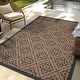 preview thumbnail 6 of 114, Gertmenian Solterra Bohemian Moroccan Global Weather Resistant Polypropylene Flatweave Indoor/ Outdoor Area Rug Collection 5'3"x7' - Medina Havana