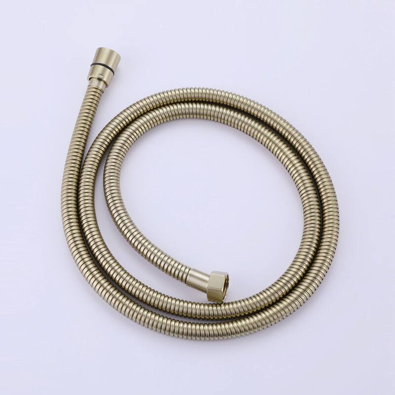 10-inch Brushed Gold Rainfall Shower Faucets Sets with Two Functions