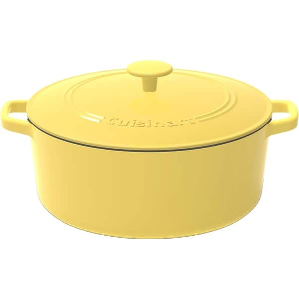 Cuisinart Chef's Classic Enameled Cast Iron 7-Quart Round Covered ...