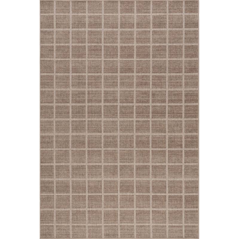 Nuloom Daena Checkered Machine Washable Area Rug