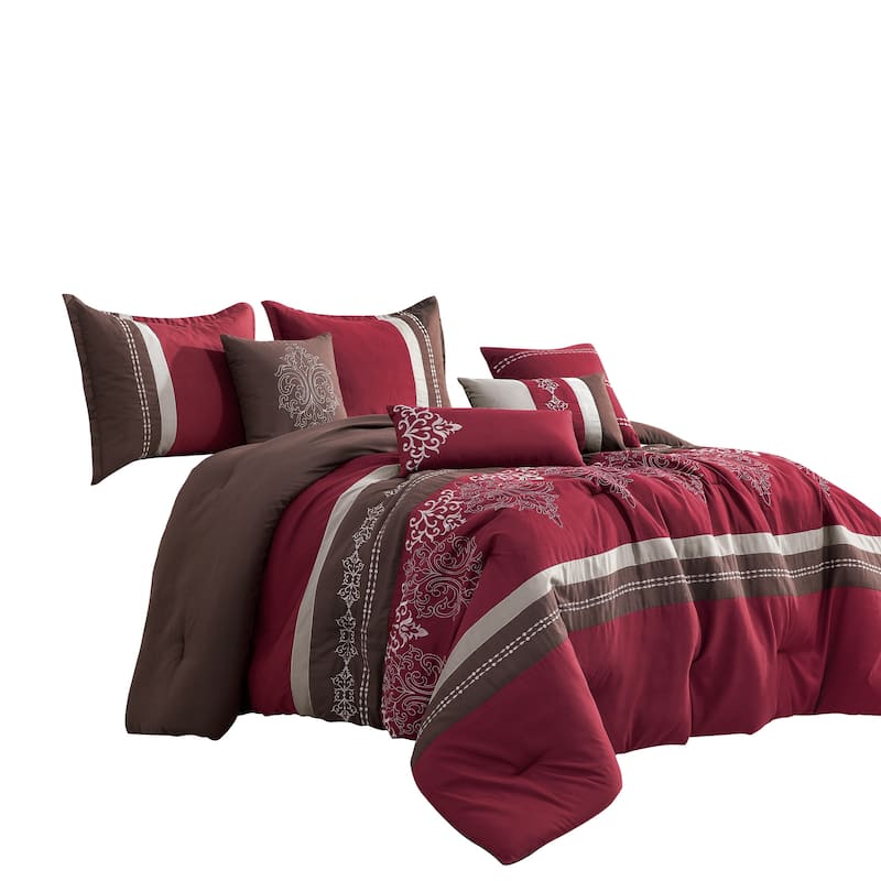 AUREAR Luxury 7 Piece Comforter
