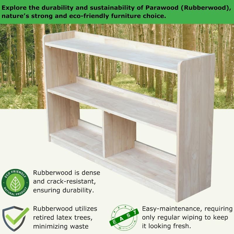 International Concepts Abby Divided Bookcase - 30"H
