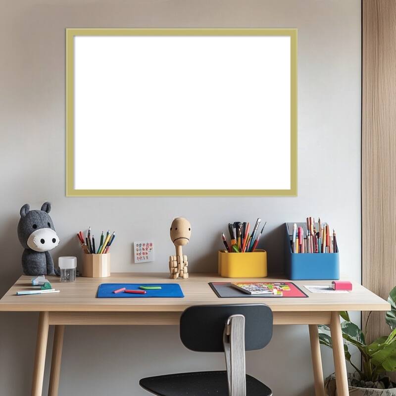 Incline Framed Dry Erase Magnetic Board